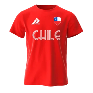 Chile Modèle Texte T-Shirt