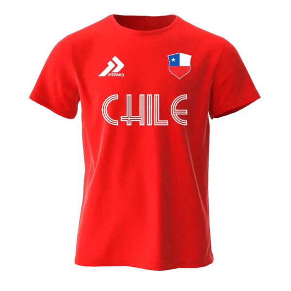 Chile Modèle Texte T-Shirt