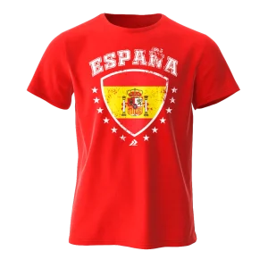 España Modèle Bouclier T-Shirt
