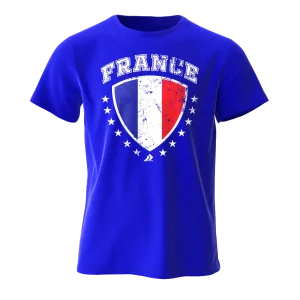 France Modèle Bouclier T-Shirt