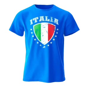 Italia Modèle Bouclier T-Shirt