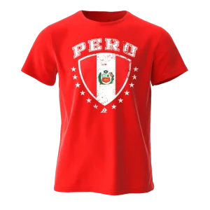Peru Modèle Bouclier T-Shirt